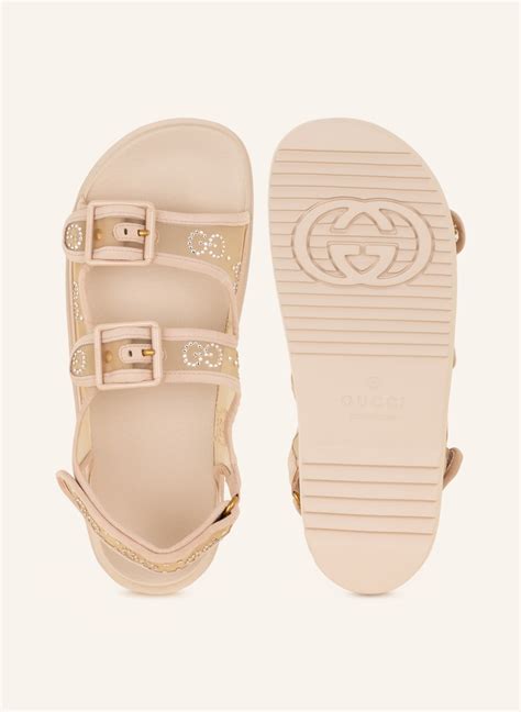 gucci sandalen rosa|gucci marmont sandals.